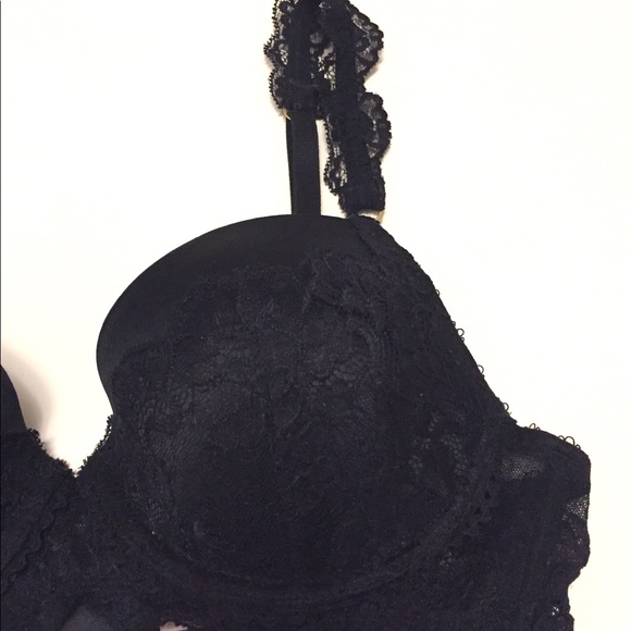 Stella McCartney Black Silk & Lace Bra 34B - Picture 4 of 8